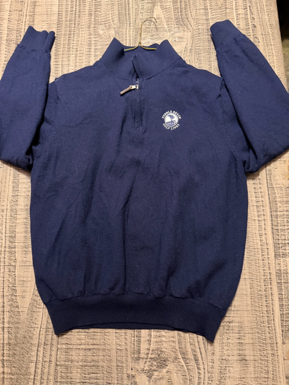 Fairways & Greene Navy Quarter-Zip Sweater Pullover